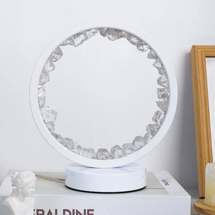 Natural Crystal Cluster Lamp Lights LED Decoration Rechargeable - image 7