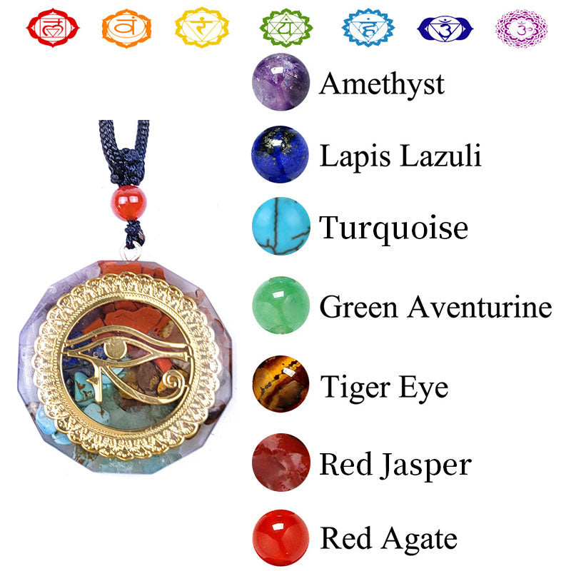 Olivenorma Chakra Healing Orgone Necklace - image 3