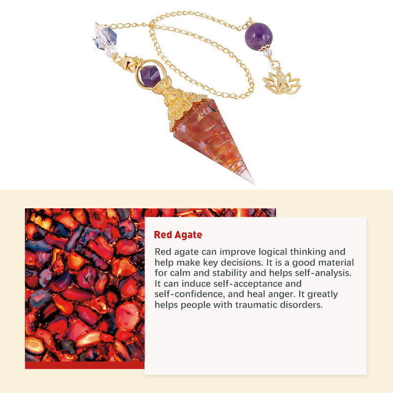 Natural Crystal Stone Pendulum - image 15