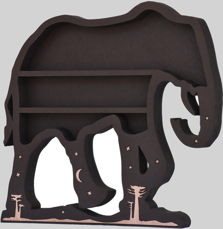 Olivenorma Black Elephant Crystal Display Shelf - image 3