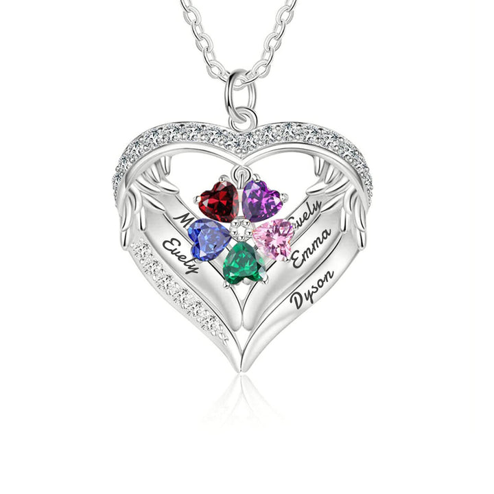 Olivenorma Personalized Birthstone Engraved Name Gift CZ Necklace - image 11