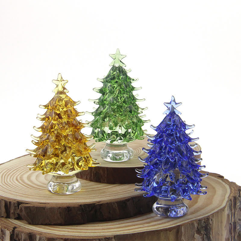 Olivenorma Crystal Glass Christmas Tree Home Gemstone Decoration - image 25