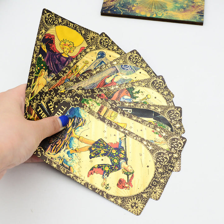 Olivenorma Full Kit Gold Foil Divination Box Set Tarot Deck Cards - image 6