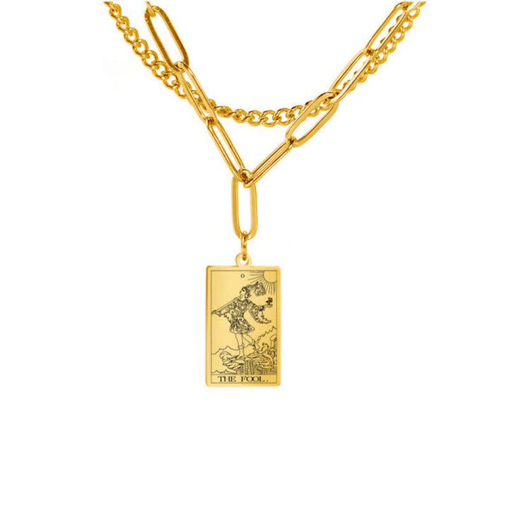 Olivenorma Tarot Card Double Chain Necklace - image 4