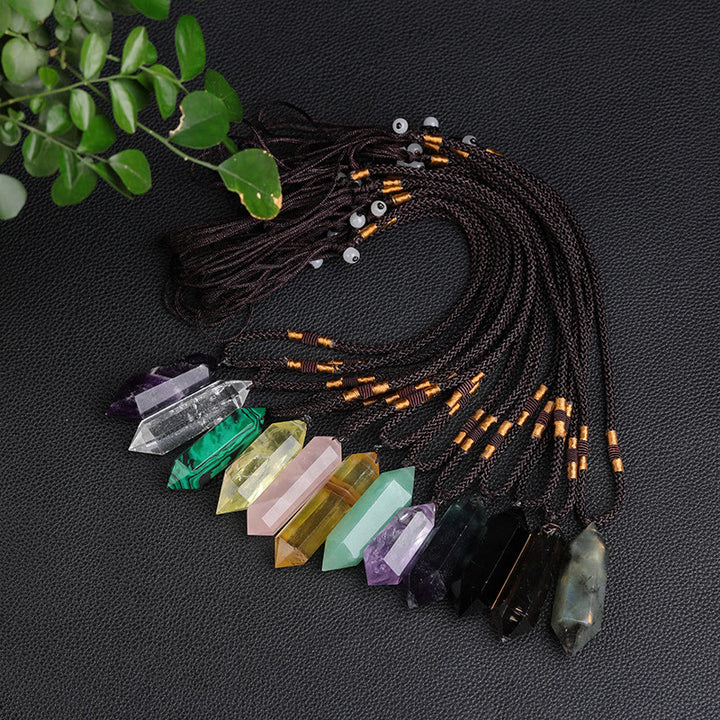 Olivenorma Natural Crystal Amethyst Healing Necklace - image 27