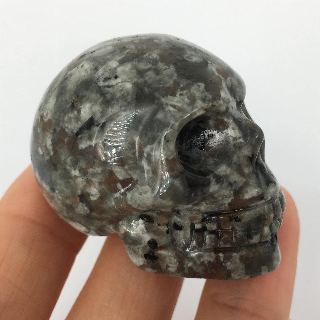 Olivenorma Yooperlite  Crystal Skull Decoration - image 3