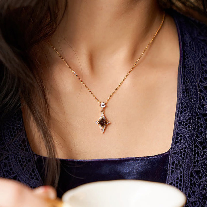 Olivenorma“Eternal Bliss” - Natural London Blue Topaz Necklace - image 2