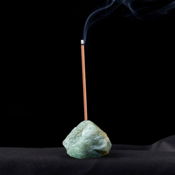 Olivenorma Crystal Raw Stone Incense Stick Holder Gemstone Decoration - image 41