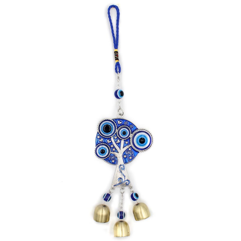 Olivenorma Blue Evil Eye Tree Of Life Windchime Wall Decor - image 6