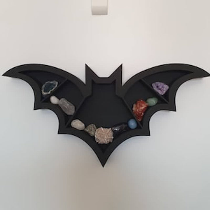 Olivenorma Bat Shaped Wooden Crystal Shelf - image 4