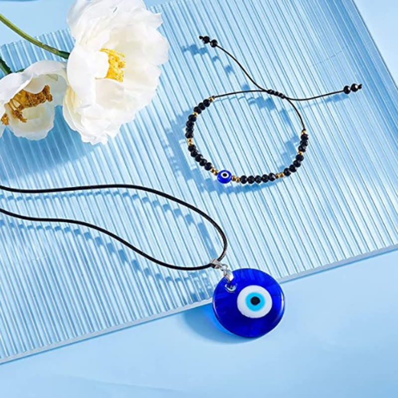 Olivenorma Evil Eye Hamsa Necklace Bracelet - image 0