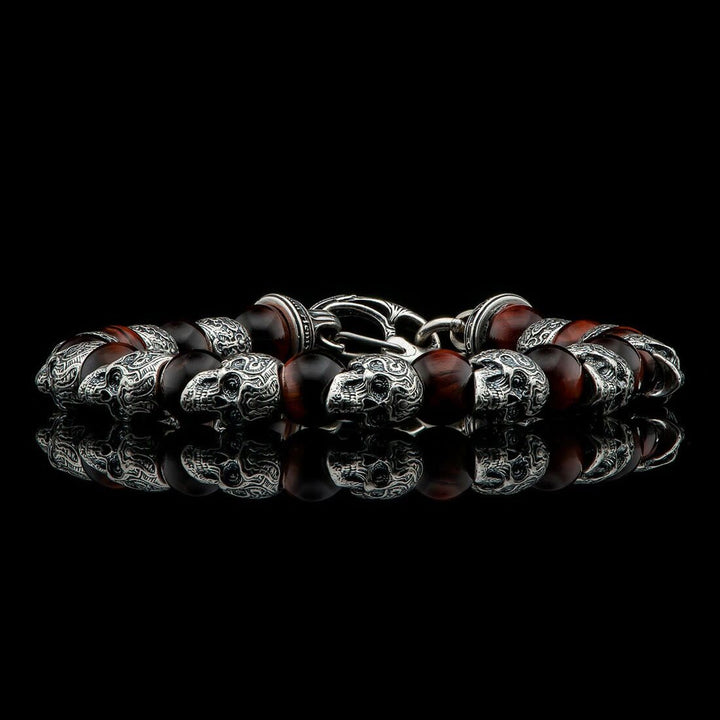 Olivenorma Natural Tiger Eye Handmade Stainless Steel Bracelet - image 1