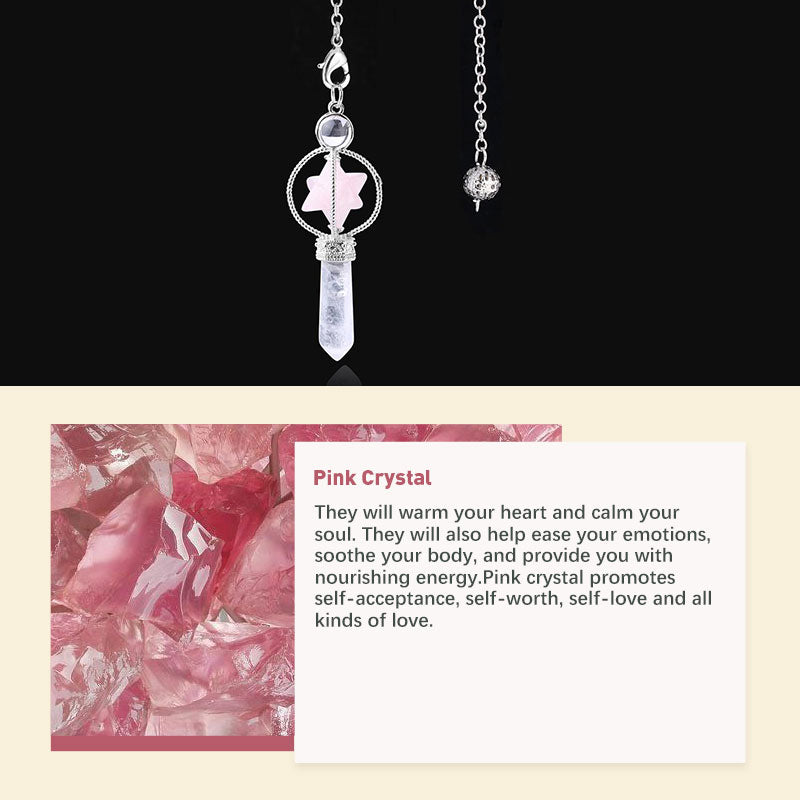 Natural Crystal Stone Pendulum - image 4