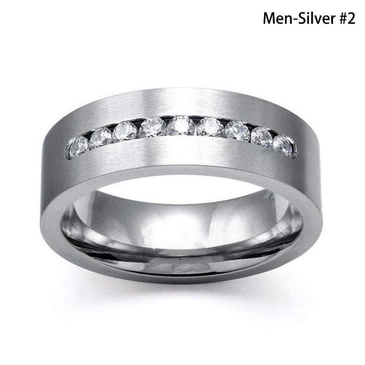 FREE Today: For Noble Love Couple Rings - Men-Silver#2 - 13 - image 48