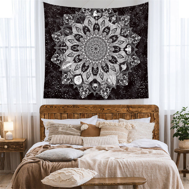 Olivenorma Black Fancy Wall Hanging Decoration for Bedroom Tapestry - image 3