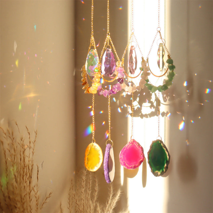 Olivenorma Crystal Suncatchers Moon Boho Decor Wind Chime - image 0