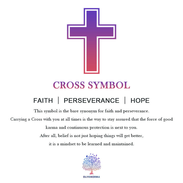 Olivenorma Obsidian Cross Symbol Necklace - image 7