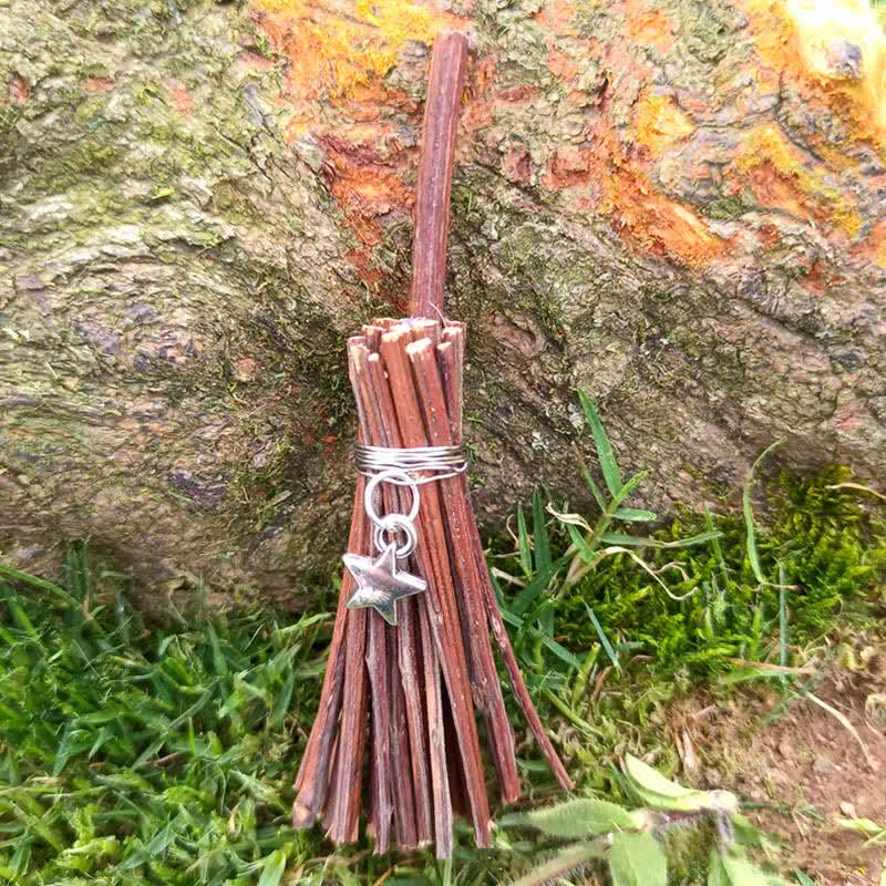 Olivenorma Handmade Mini Crystal Turtle Broom Ornament - Branch & Star - image 13