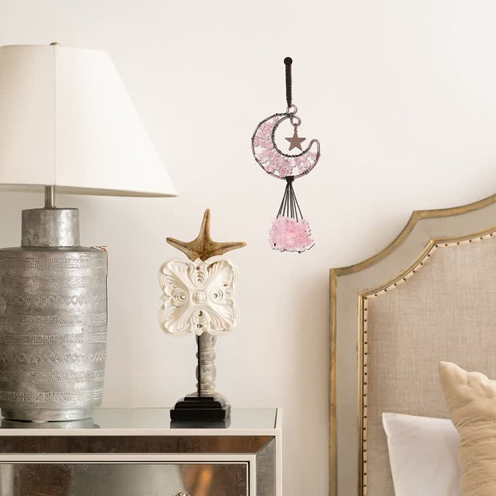 Olivenorma Moon And Star Chakra Crystal Wind Chime - image 27