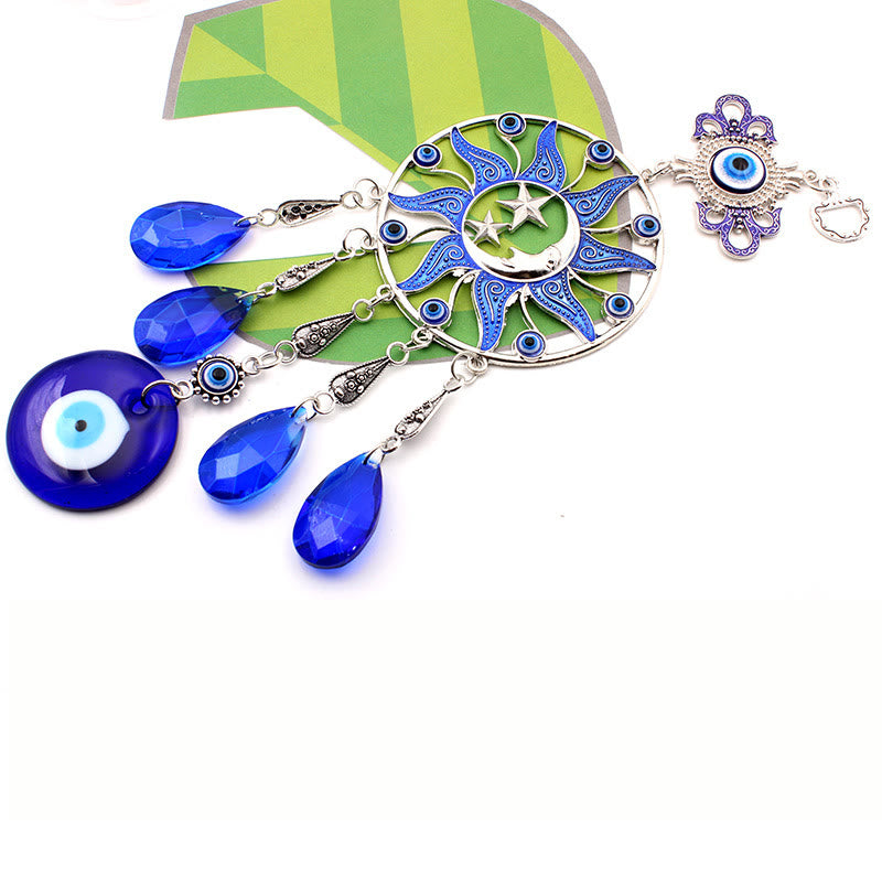 Olivenorma Evil Eye Wind Chime Dream Catcher Wall Decor - image 3