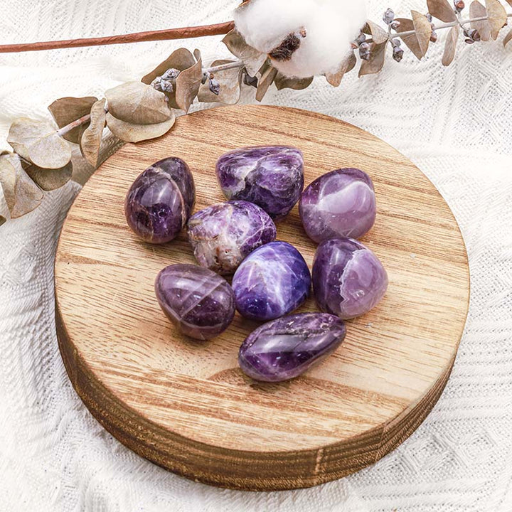 Olivenorma Amethyst Natural Tumbled Stone Set - 1.18-1.96'' - image 0