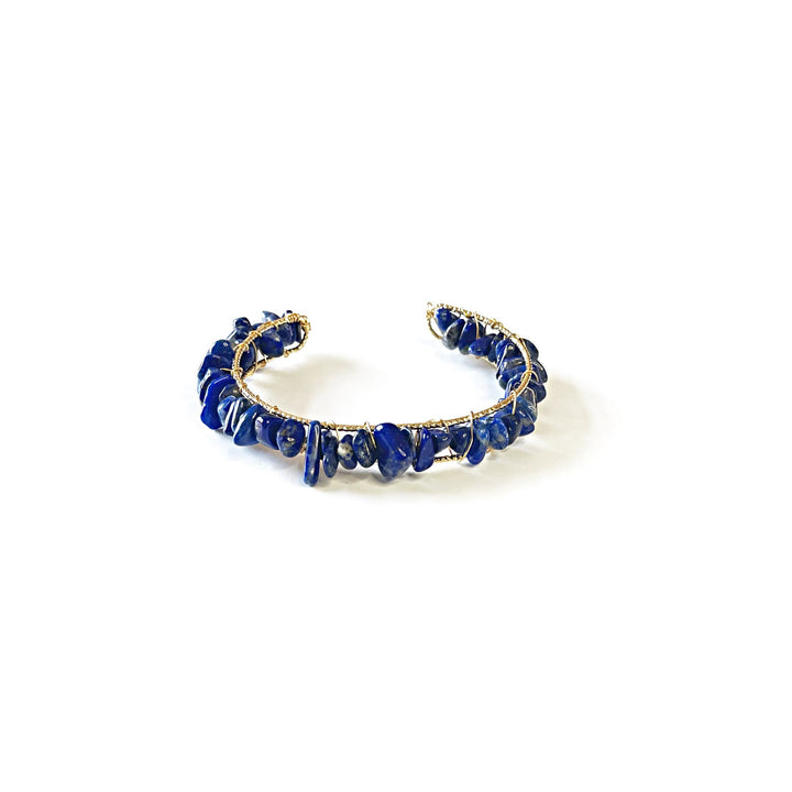 Olivenorma Natural Crystal Gravel Beads Wire Wound Bracelet - image 21