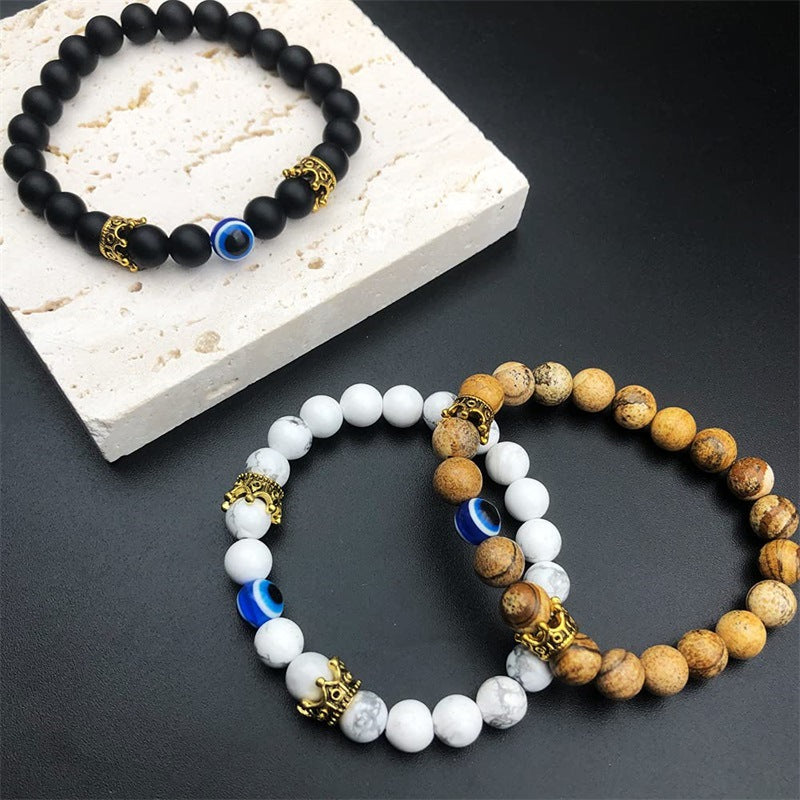Olivenorma Turquoise With Evil Eye Protection Bracelet - image 4
