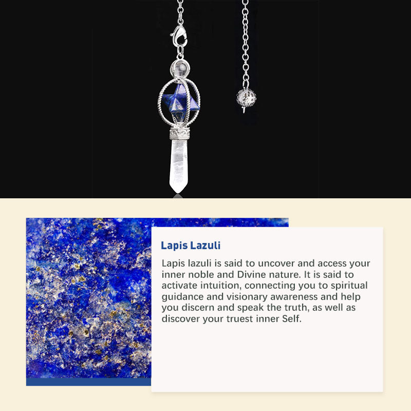 Natural Crystal Stone Pendulum - image 25