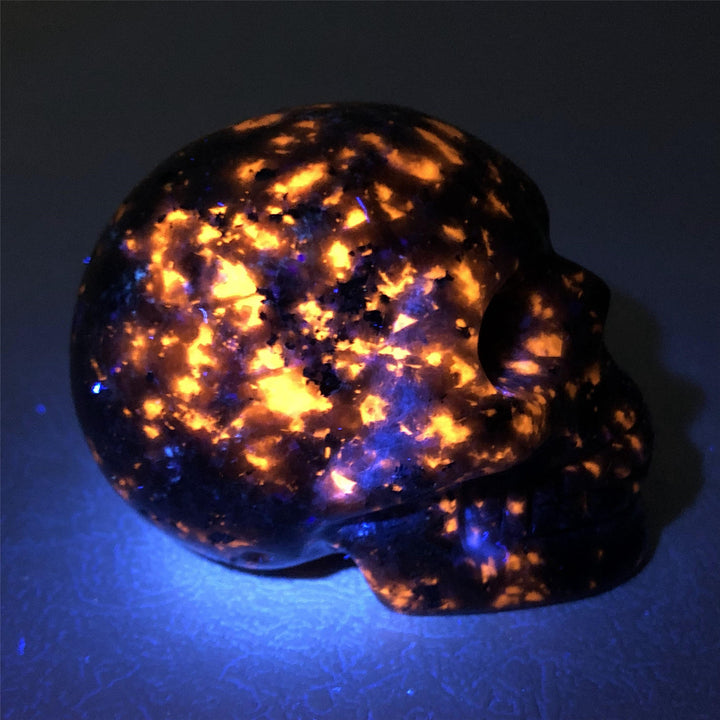 Olivenorma Yooperlite  Crystal Skull Decoration - image 5