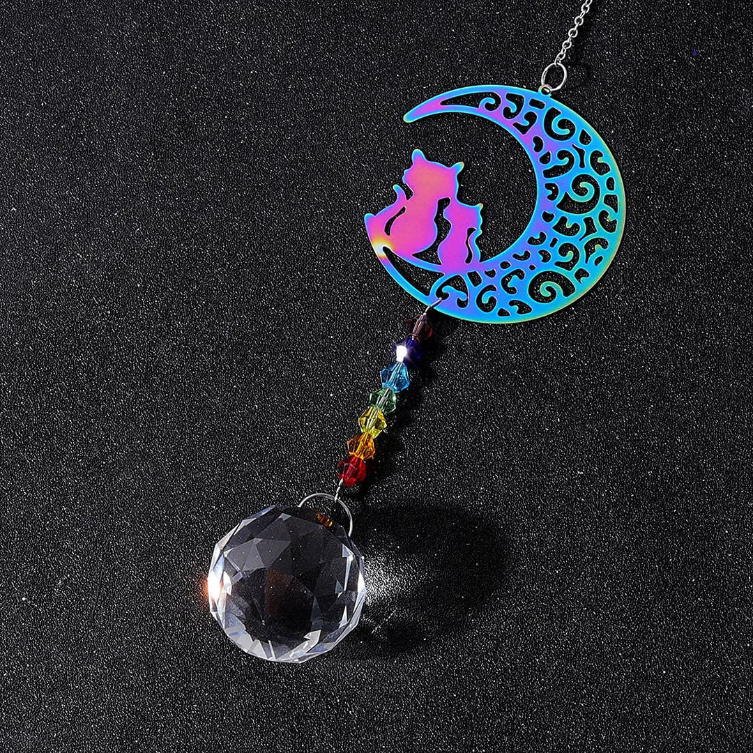 Olivenorma Clear Crystal Hanging Chakra Beads Wind Chime Suncatcher - image 27