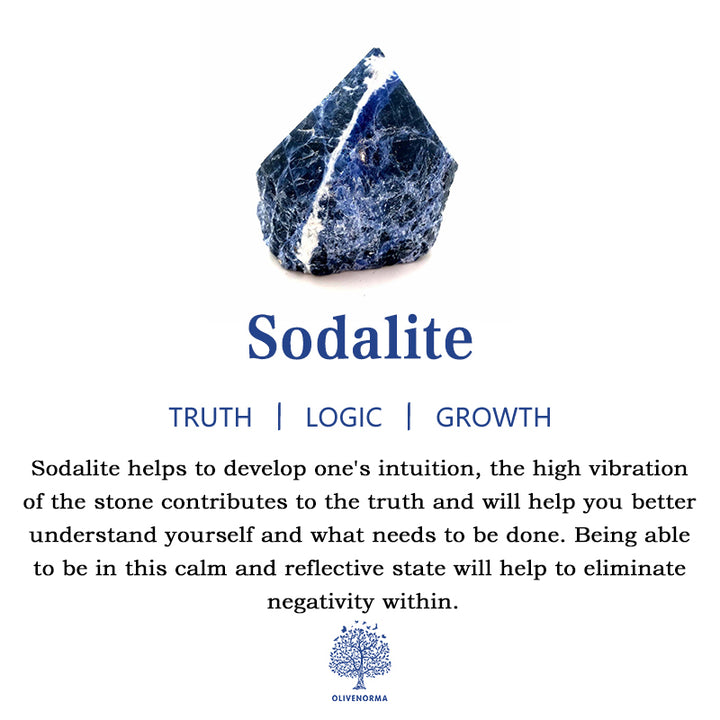 Olivenorma Sodalite Calm Thumb Worry Stone - image 5
