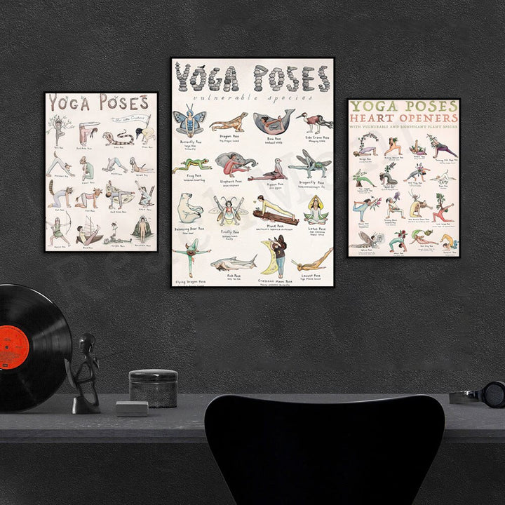 Olivenorma Yoga Partner Pose Heart Openers Poster - image 7