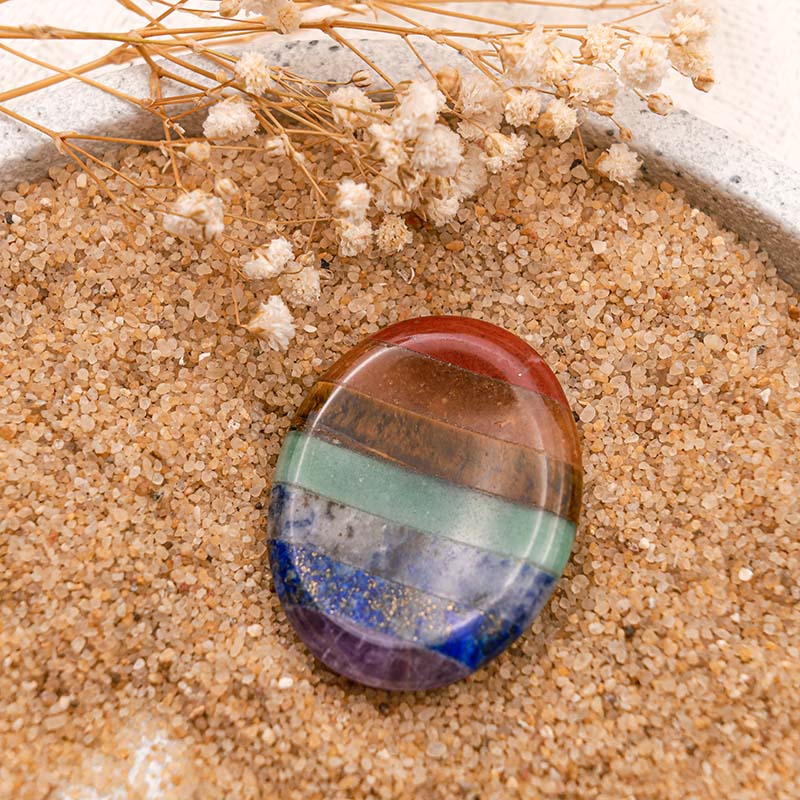 Olivenorma Chakra Thumb Worry Stone - image 2