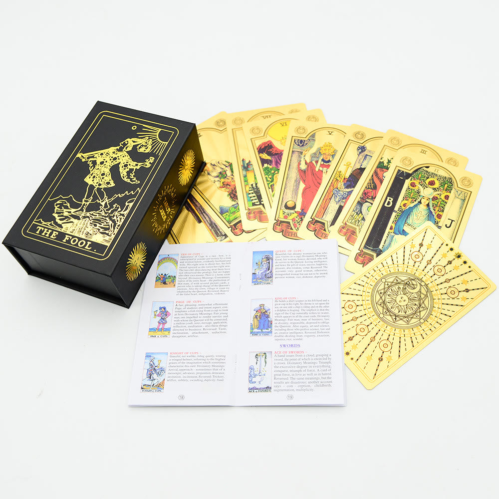 Olivenorma 80ps "The Fool"  Waite Sun Moon Tarot Cards - image 8