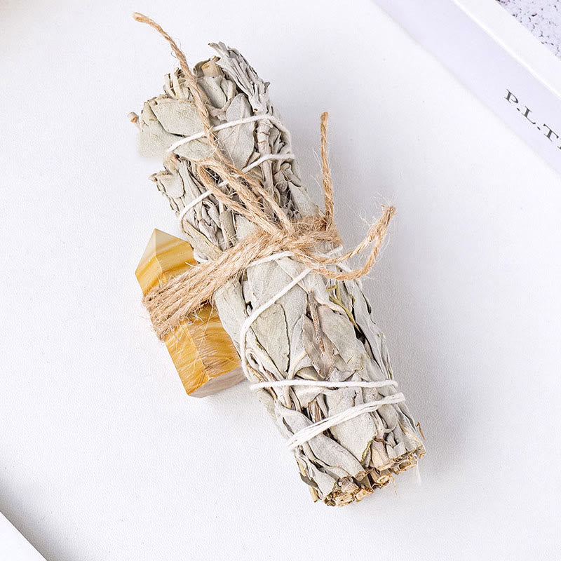 Olivenorma White Sage Hexagonal Prism Crystal Aromatherapy Gemstone Decoration - Picture Jasper - image 39