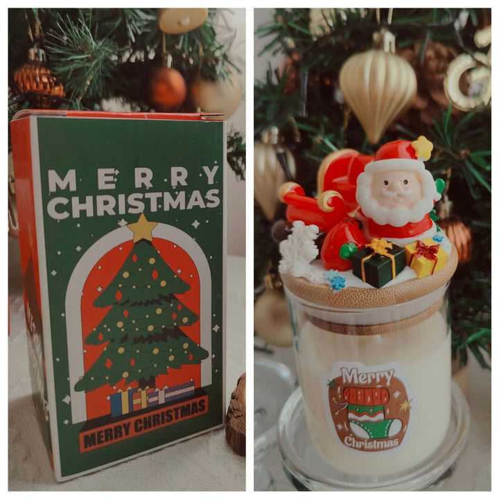 Olivenorma Christmas Santa Decor Candle - image 9