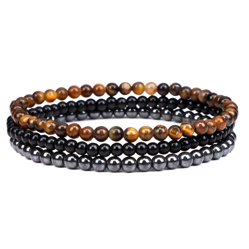 Olivenorma Protection From Negative Energies Bracelet - Tiger Eye - 8mm - image 5