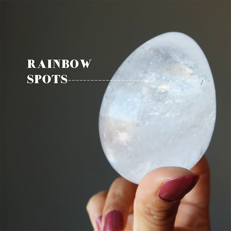 Easter Clear Quartz Miracle of Life Crystal Egg - image 5