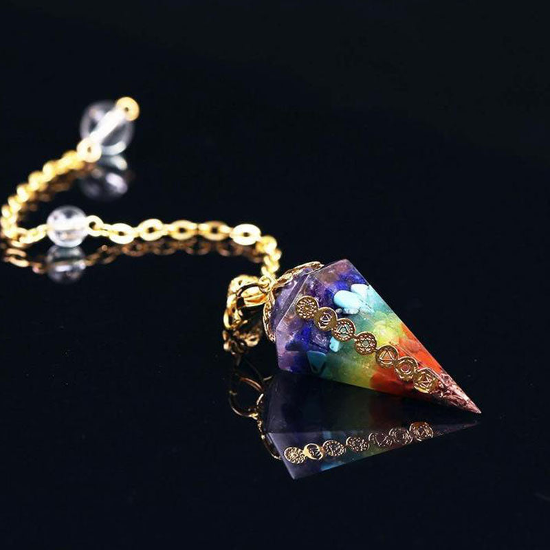 Olivenorma Chakra Orgone Divination Pendulum - image 5