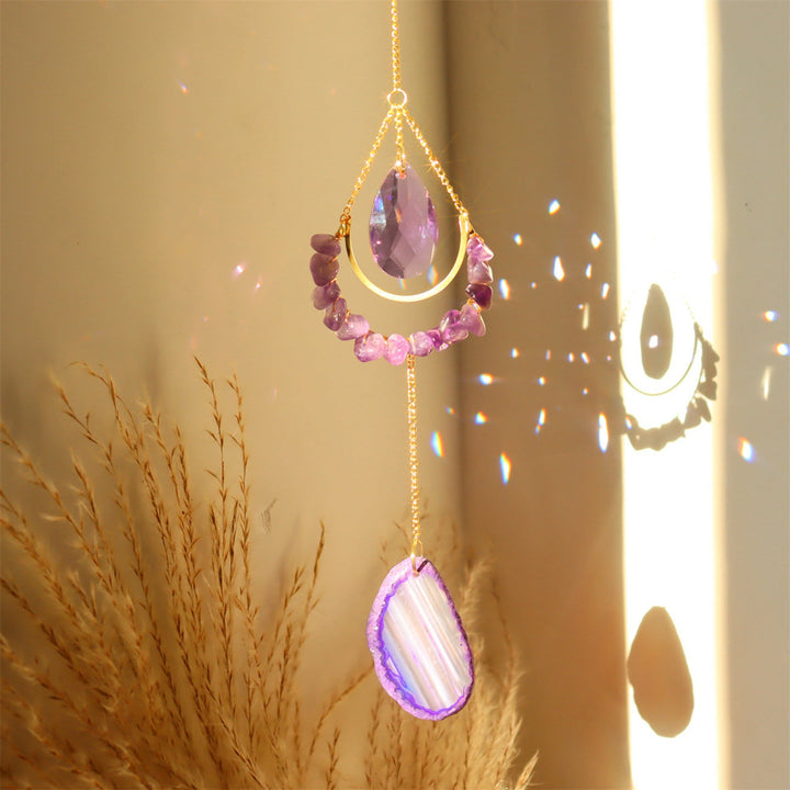 Olivenorma Crystal Suncatchers Moon Boho Decor Wind Chime - image 2