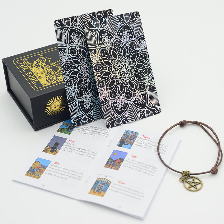 Olivenorma Bronzing Gold Foil Laser Bright Tarot Deck Cards - image 6
