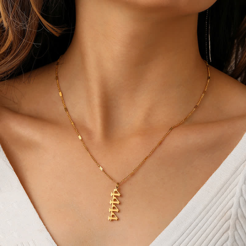 Olivenorma Angel Number 4444 Simple Necklace - image 1