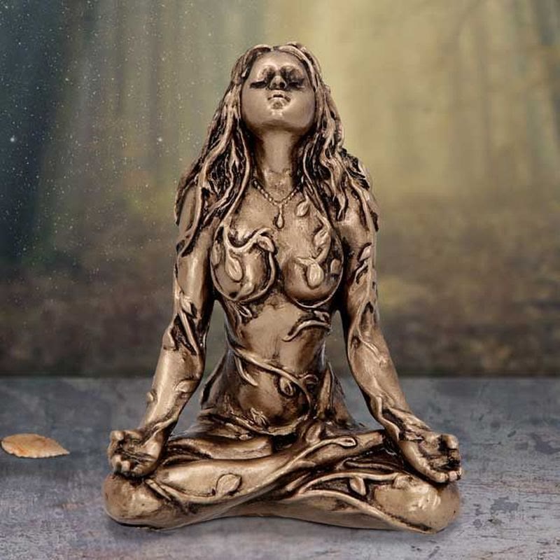Olivenorma Home Decor Mini Mother Earth Gaia Statue Resin Decoration - Mother Earth - image 0