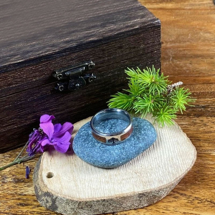 Yggdrasil ring - stainless steel - image 6