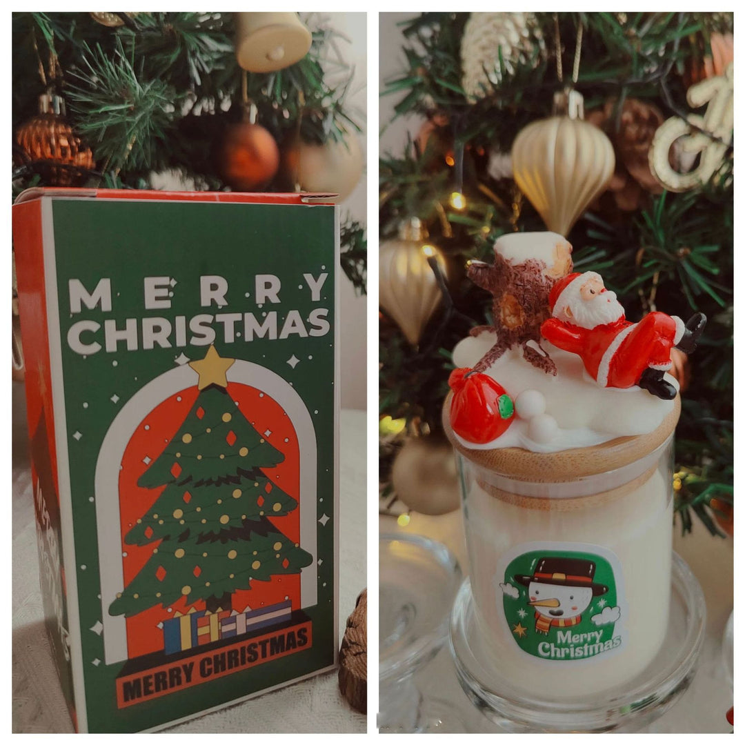 Olivenorma Christmas Santa Decor Candle - image 13
