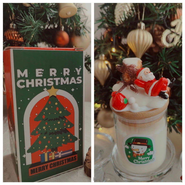Olivenorma Christmas Santa Decor Candle - image 13