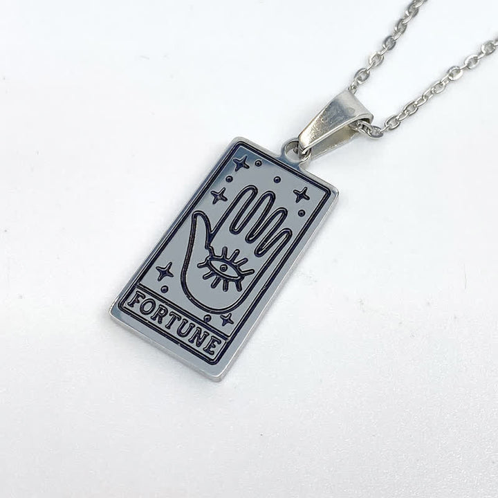 Olivenorma Vintage Tarot Card Fortune Necklace - Fortune - Silver - image 19