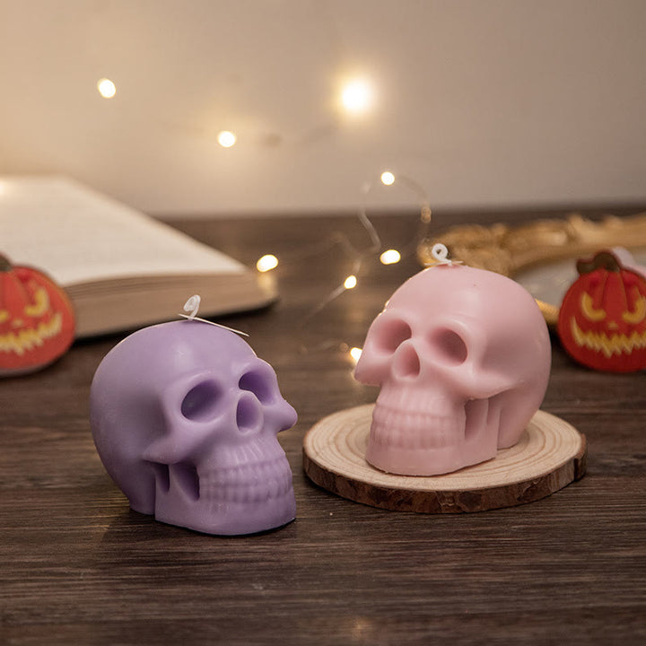 Olivenorma Multicolor Skull Scented Candle - image 6