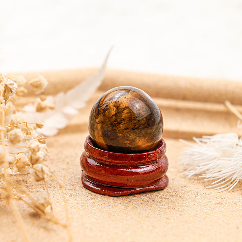 Olivenorma Tiger Eye Protection Crystal Sphere - image 4