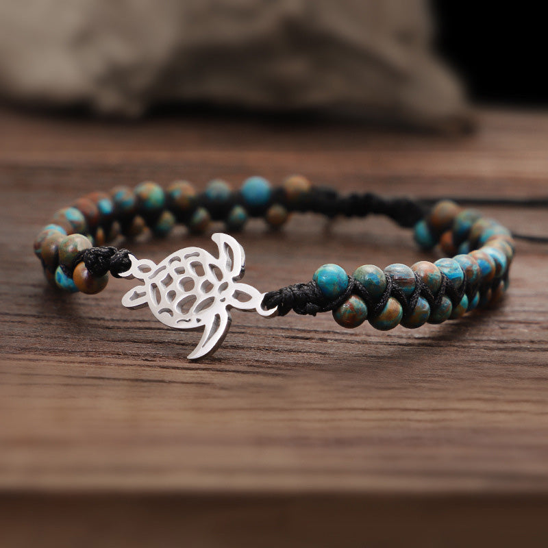 Natural Stone Turtle Bracelet - image 19